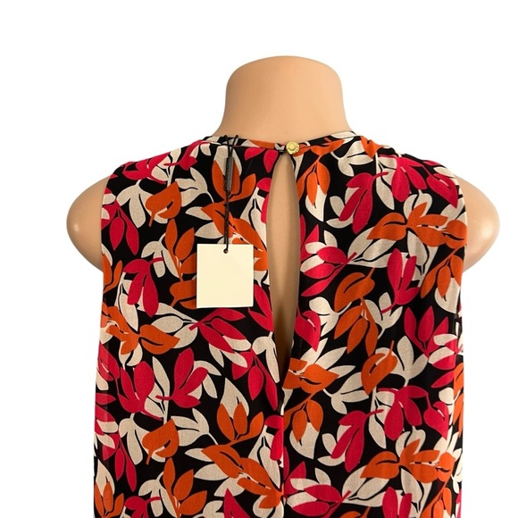 3/$30 🍂 Calvin Klein Printed Inverted Pleat Dress Multicolored - Picture 7 of 9